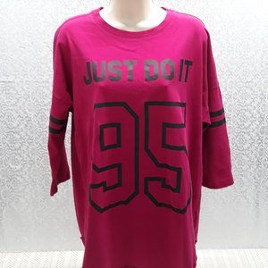 Nike Just DO It 95' Women 3/4 Sleeve Graphic Shirt
